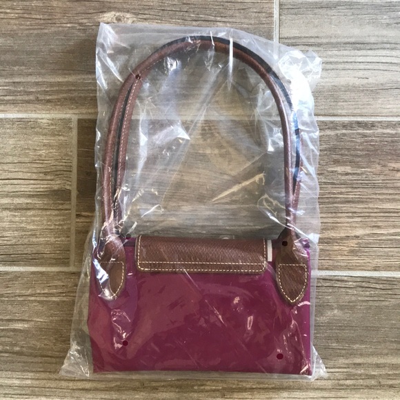 {firm} Longchamp Small Le Pliage Tote - Picture 6 of 7